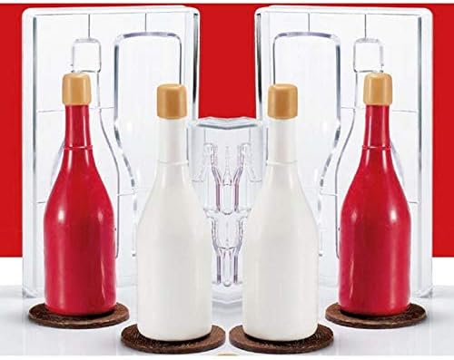 Miniatura 2 de Martellato MA3010 Molde de chocolate con 2 cavidades de media botella de vino