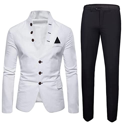 Costume homme col montant résistant aux plis | Smoking de marié