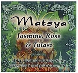 RAMAKRISHNANANDA Incense Stick Matsya Rose Jasmine, 10 CT