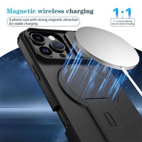 Étui de chargement sans fil magnétique iPhone 11 Pro orange avec support