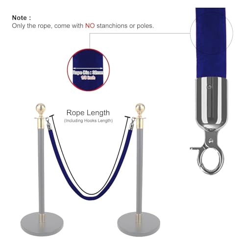 Cuerda de terciopelo para ceremonias solemnes y recepciones de gala oficiales 3