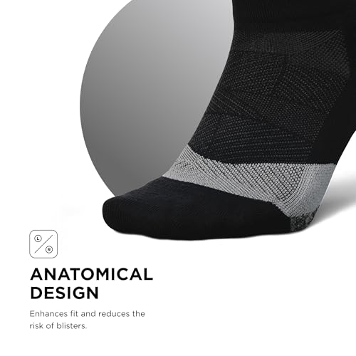 Image of Feetures Elite Light Cushion Mini Crew Sock - Sport Sock with Targeted Compression