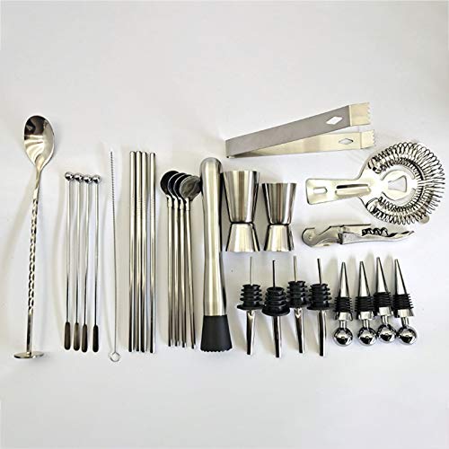 LTJX Conjunto para fazer coquetéis, 750 ml, coqueteleira, coqueteleira, coqueteleira, conjunto de fe