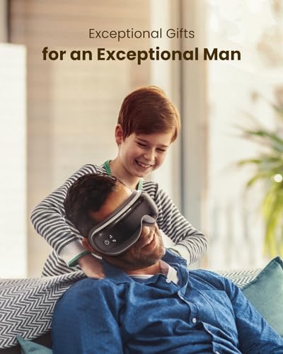 Image of RENPHO Eyeris 1 Eye Massager with Heat, FSA Eligible HSA, Heated Eye Mask for Head Tension, Eye Strain & Screen Fatigue, Birthday Gifts for Men and Women