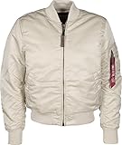 Oranges Innenfutter Alpha Industries Herren MA-1 VF 59 Bermudas, Caramel, XL
