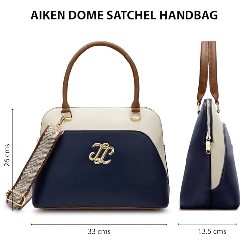 Image of Lavie Signature Women's Aiken Colourblock Dome Satchel Handbag | Satchel Bag for Work | Ladies purse | Stylish Shoulder Bag | Gift For Women