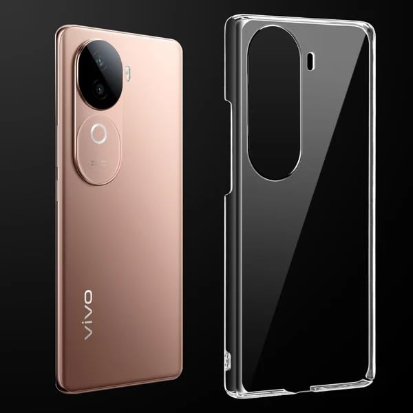 Image of DIZORO Compatible with Vivo V40e 5G / iQOO Z9s 5G Back Cover Case Clear,[ Anti Yellow ][Military Grade Protection] Hard PC Back Cover Transparent
