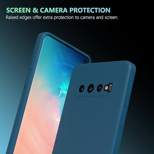 Image of for Samsung Galaxy S10 Plus Case Dark Blue, Scratch Resistant with Soft Touch, Slim Thin Phone Cover for Samsung Galaxy S10 Plus