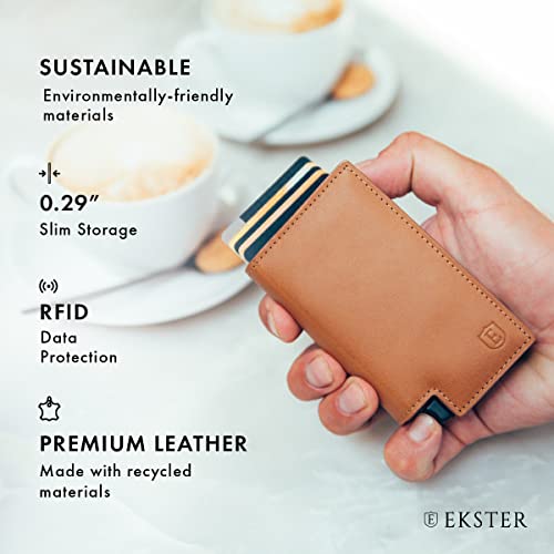 Image of Ekster Parliament - Slim Leather Wallet - RFID Blocking - Quick Card Access