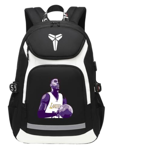 Sac à dos imprimé Kobes pour ordinateur 15,6 pouces léger et grand format