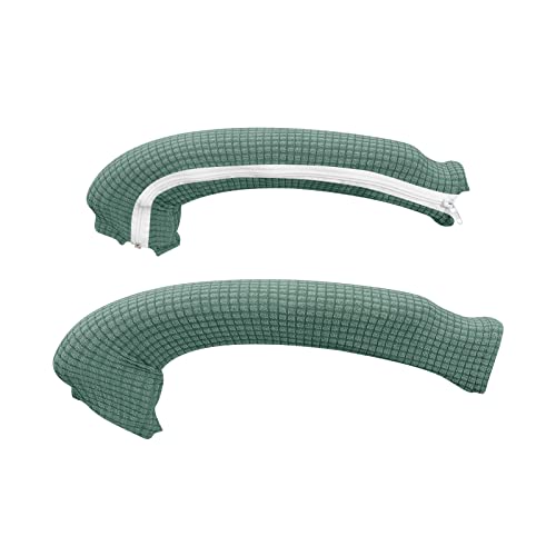 Image of FORCHEER Office Chair Armrest Cover Stretchable Water Resistant Spandex Stretch Jacquard Computer Office Chair Arm Pad Covers Chair Slipcover for Desk Chairs Arm 2P-Army Green