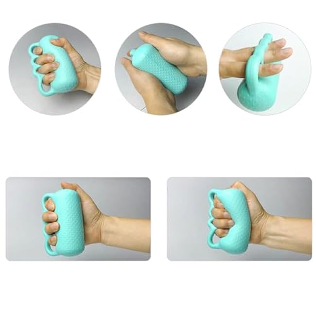 Hand Grip Strength Ball Hand Therapy Squeeze Ball for Adults Finger Resistance Strength Exerciser Stress Relief Trainer for Rehab Arthritis Carpal Tunnel