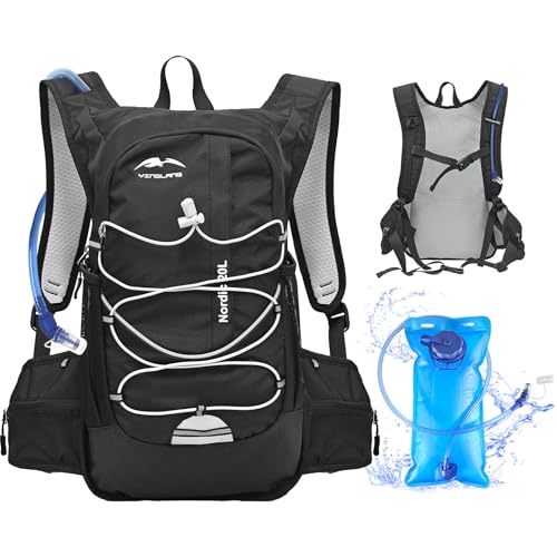 Lnopever 20L Hydration Backpack with 2L Bladder