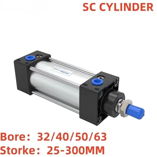 Vérin pneumatique SC 40mm course 75 double effet actionneur - 6