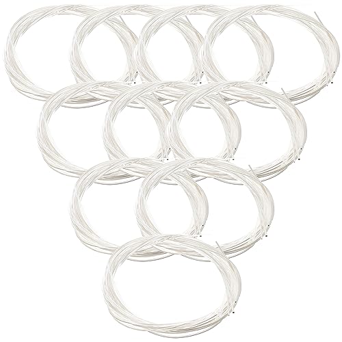 HEMOTON Guitar Strings Pack 10 Packs of Classical Folk Guitar Strings Nylon Material Silver Plated for Replacement