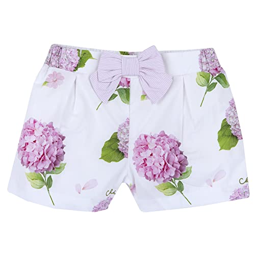 Short court pour fille vêtement bébé Chicco blanc 24 mois motif floral chic