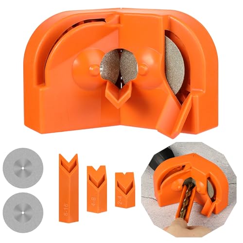 Drill Bit Sharpener - Professional Drill Bits Sharpener for All Bits, Electric Drill Bit Sharpener, Efficient Drill Bit Grinding Sharpener