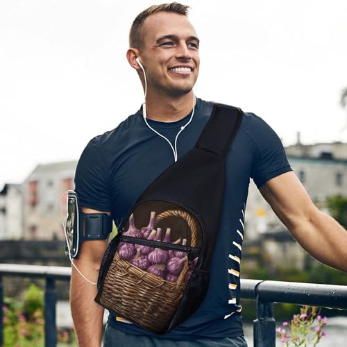 Sling Bag para mujeres y hombres mochila pequeña crossbody miniatura 6