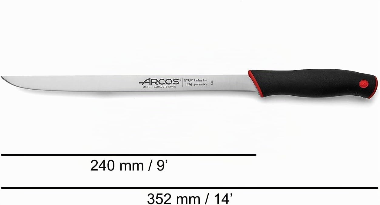 Schinkenhalter aus Edelstahl | zusammenklappbarer Schinkenhalter | drehbarer Schinkenhalter | professioneller Schinkenhalter | Professionelles Schinkenmesser und Schärfer (INOX Set A)
