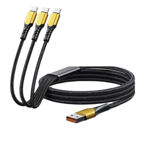 100W 3 in 1 USB C - 3 Type C �����P�[�u��(B)