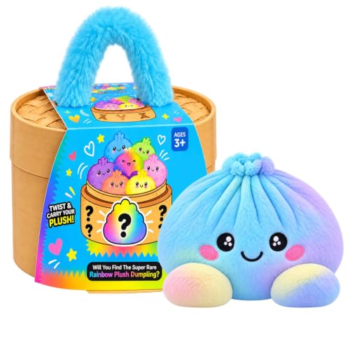 DPKLAD Jumbo Dumpling Cute Plush Pillows Stuffed Bun Pillow with Steamer
