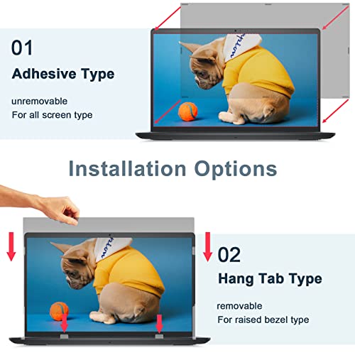 Laptop Privacy Screen 13.3 Inch Compatible With Hp/ Dell/ Acer/ Lenovo/ Thinkpad/ Samsung/ Asus/ Sony, Removable 16:9 Aspect Laptop Privacy Shield, Anti Blue Light Glare 13.3 Inch Laptop Privacy Filter Iprokko #TOP4