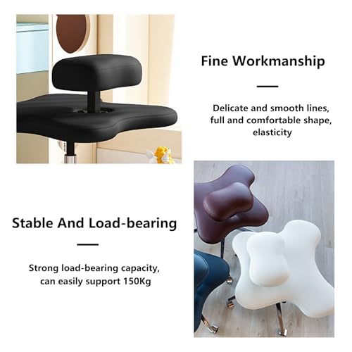 Chaise à genoux ergonomique et réglable avec coussin pour correction de posture - 6
