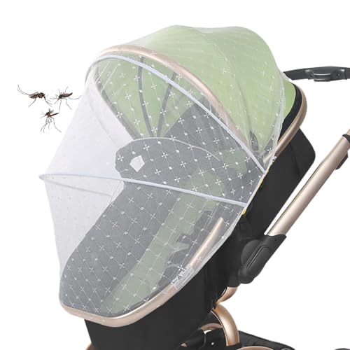 Crib Net, Cubierta de la Red de moisés para el bebé - Cuna portátil de Malla de Malla Protectora - Tienda de Cochecito de Cobertura Completa, Red de cochecitos de bebé Transpirable para niños, niñas