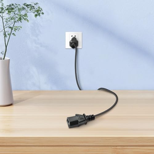 6ft Premium 3Prong Adapter Power Cable Cord Lead Compatible with Xbox 360 PS3 3