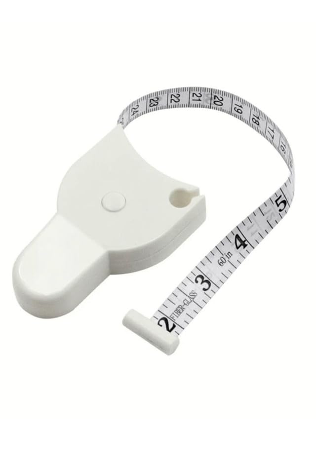 1,5 Metrelik Stoplamalı Fitness Bel Göğüs Baş Kalça Kol Bacak Vücut Çevre Ölçüm Mezurası Metresi (1)