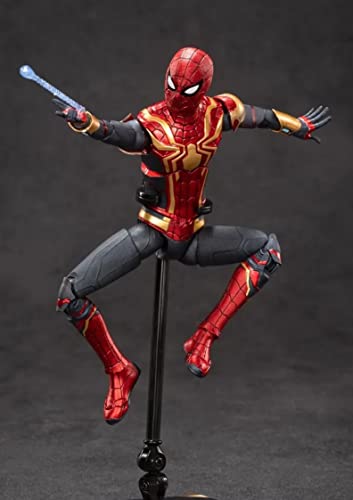 Licy618 7 Inch Iron Spiderman Action Figure (1/10 Scale) Exquisite Painting 20 Joints Movable Action Figure #TOP1