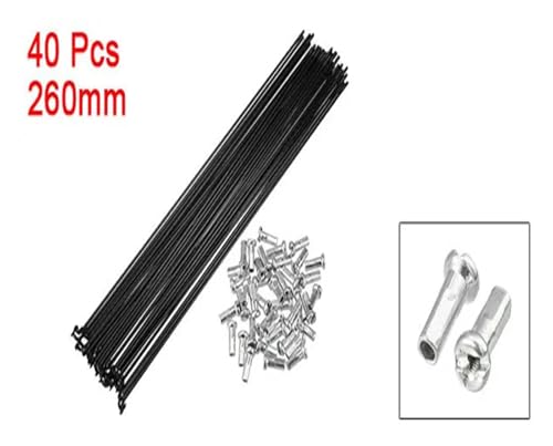Rayons de vélo en acier 14G lot de 40 pièces pour changer un rayon cassé - 2