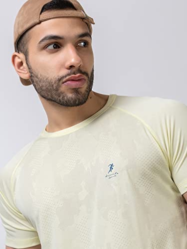 Image of Men's DRI FIT Sports Tshirt /SWEATPROOF /Anti Microbial /Extra Stretch /for Pickleball, Gym, Training, Badminton, Cricket, Tennis, Yoga, Golf (All Sports) All Colours & Sizes, Full & Half Sleeves