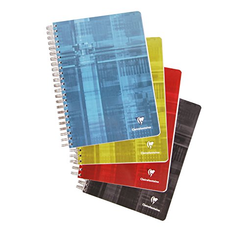 CLAIREFONTAINE Cahier reliure intégrale 21x29,7 360 pages seyès. Couvertures carte assorties