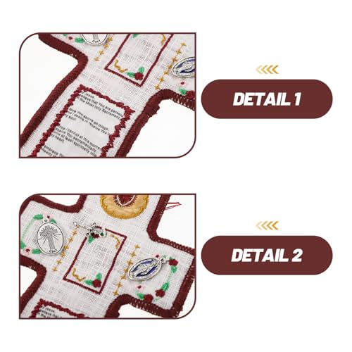 Bolsa compacta para accesorios de oración y obsequio cristiano navideño 3
