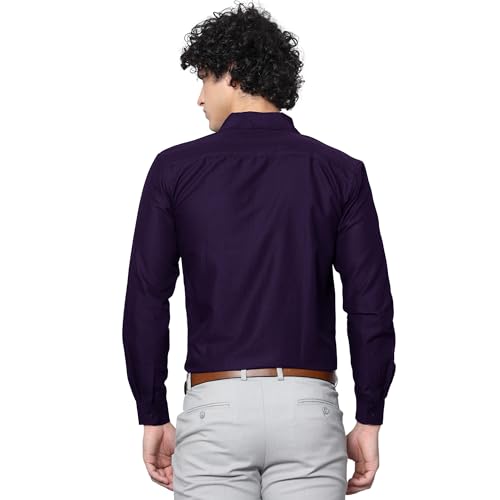 Image of Tee Projekt Premium Plain Cotton Shirt for Men | Cotton Shirt | Casual Shirt | Solid Shirt | Full Sleeves | Formal Shirt