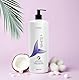 Record Charme White+ Feuchtigkeitsbalsam für Hunde, professioneller Conditioner mit Baumwollöl und Kokosnussöl, Anti-Gelb-Bleaching-Wirkung. Hergestellt in Italien, 1 L