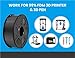 10KG Bulk ABS 3D Printer Filament 1.75mm, Industrial Grade Plastic Material for High-Strength Printing Projects(Black ABS 10pcs)