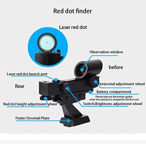 Professionelles Teleskop für Erwachsene, Astronomie-Anfänger, 900 mm Brennweite, Astronomie-Teleskope mit verstellbarem… – Bild 5