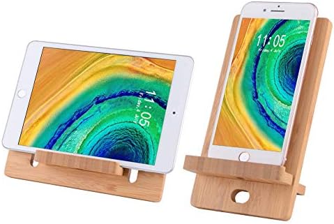 bamboo tablet stand