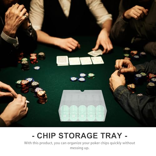 Boîte de rangement jetons poker pour garder la table propre - 7