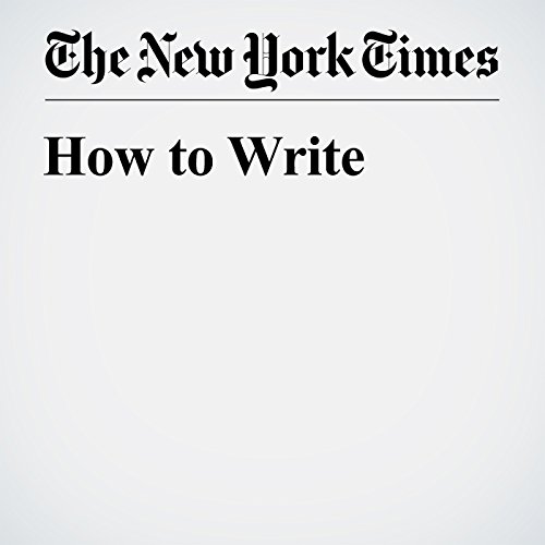 How to Write cover art