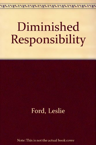 Diminished Responsibility 0708937209 Book Cover
