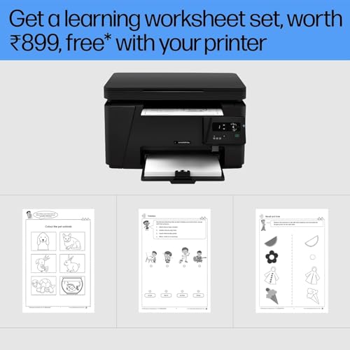 Image of Printer Laser Jet Pro MFP M126A Printer, Copy, Scan, Hi Speed USB 2.0, Free with Data Cable Up to 21 ppm, 150-sheet Input Tray, 100-sheet Output Tray, 8000 Page Duty Cycle Black and White