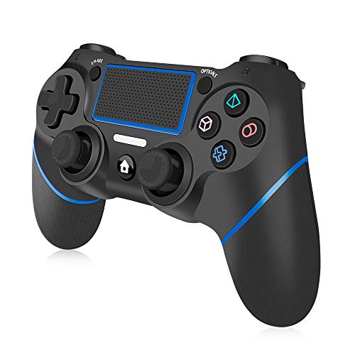 YCCTEAM Wireless Controller for PS4 - Gamepad Joystick for Playstation 4/Pro/Slim/PC and Laptop with Motion Motors and Audio Function