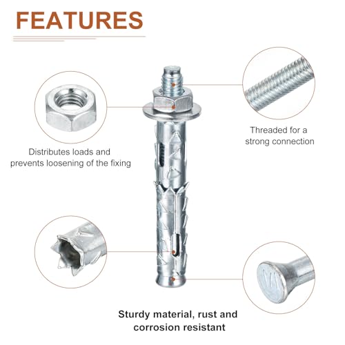 Boulon d'expansion hexagonal pour fixer dans le béton et parpaing