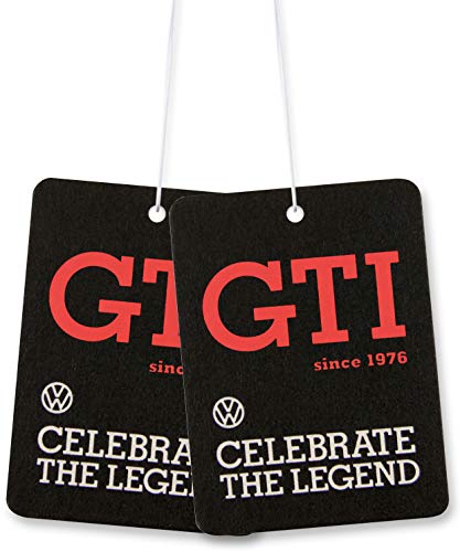 BRISA VW Collection - Volkswagen GTI Golf Voiture Désodorisant, Distributeur de Odeur, Diffuseur de parfumé, Arbre pour la Voiture/Véhicule (Sport Fresh) - Ensemble de 2 pièces