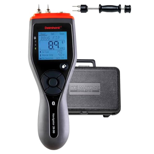 JX-30/P01 Digital Wood Moisture Meter Package/Includes meter, 324CAS-0112 carrying case, 26-ES hammer electrode, and (10) extra 496 pins for 26-ES.