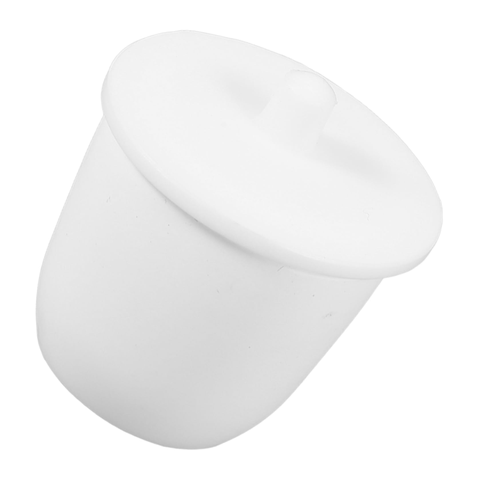 ULTECHNOVO PTFE Crucible Melting Crucible Bowl Melting Dish Pot Crucible for Melting Gold Melting Kit Jewelry Tools Lab Crucible Laboratory Equipment Crucible Kit Crucible with Lid White