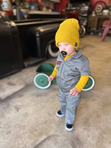 Born to Love Knuckleheads Kids Monkey Coverall Mechanic Photoshoot Overall for Boys & Girls Jumpsuit Baby Outfit3